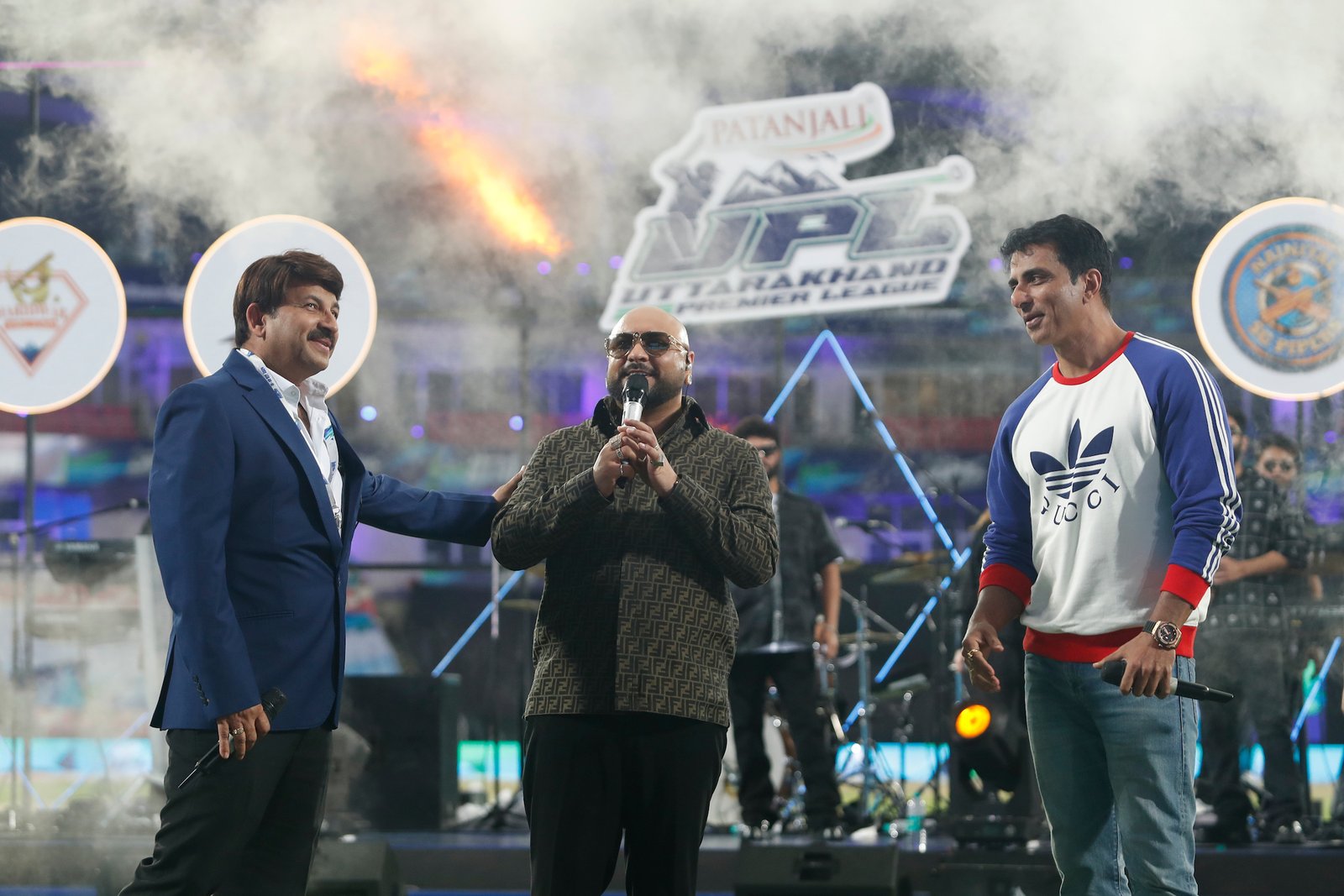 Live entertainment at a sporting event
